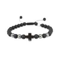 PULSERA ÓNIX MATE CON HEMATITA