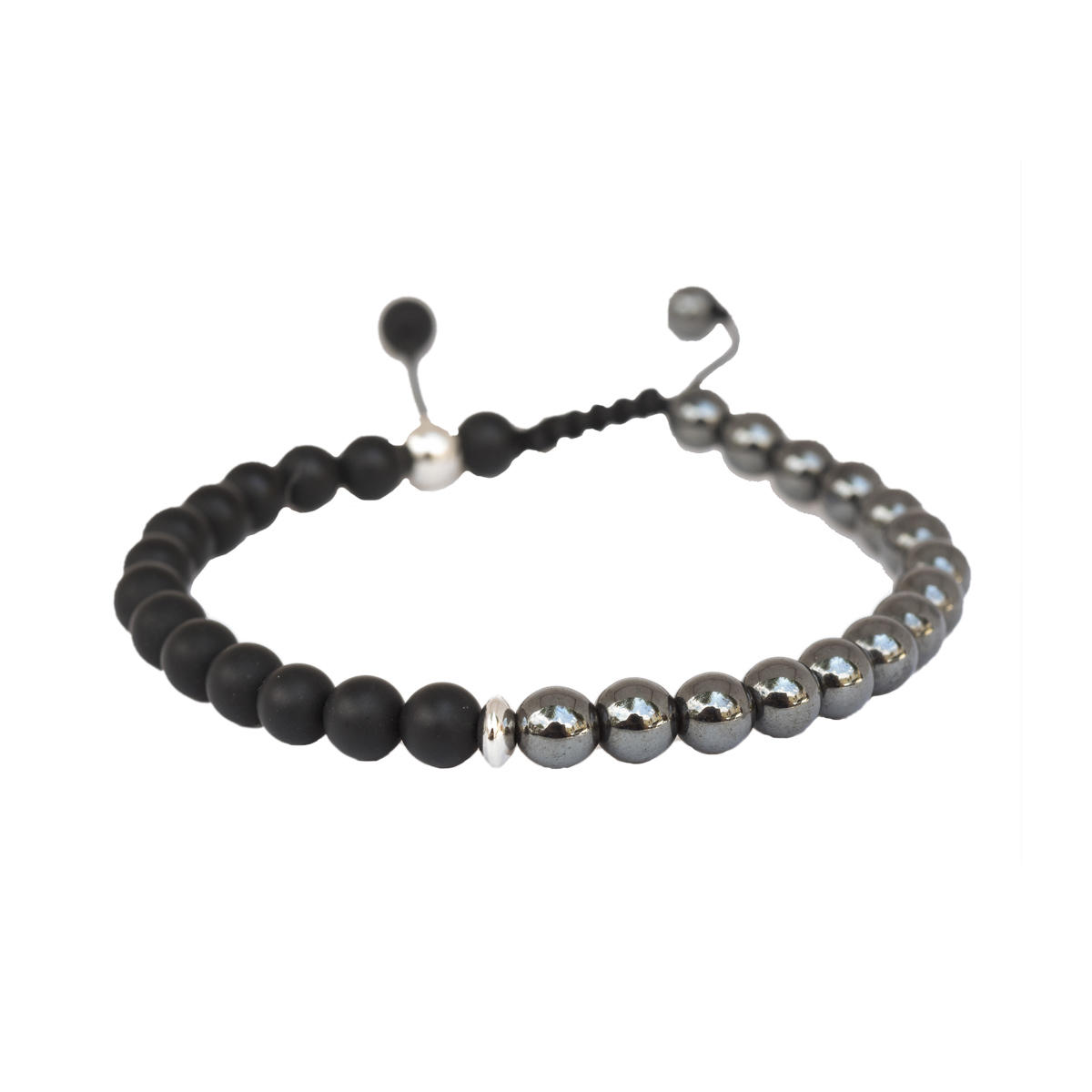 PULSERA ÓNIX MATE Y HEMATITA