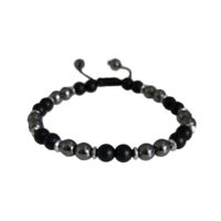 PULSERA ÓNIX MATE Y HEMATITA