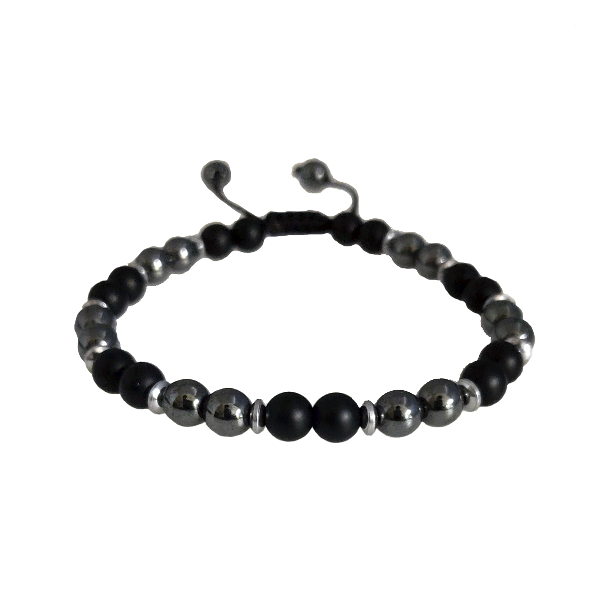 PULSERA ÓNIX MATE Y HEMATITA