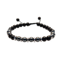 PULSERA DE ÓNIX Y HEMATITA