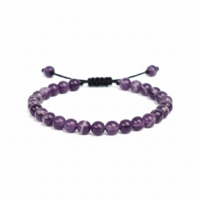 PULSERA AMATISTA 6MM