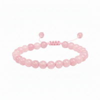 PULSERA CUARZO ROSA 6MM