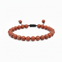 PULSERA JASPE ROJO 6MM