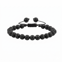 PULSERA PIEDRA VOLCÁNICA 6MM