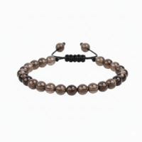 PULSERA CUARZO AHUMADO 6MM