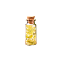 FRASQUITO DE CRISTAL CON CITRINO