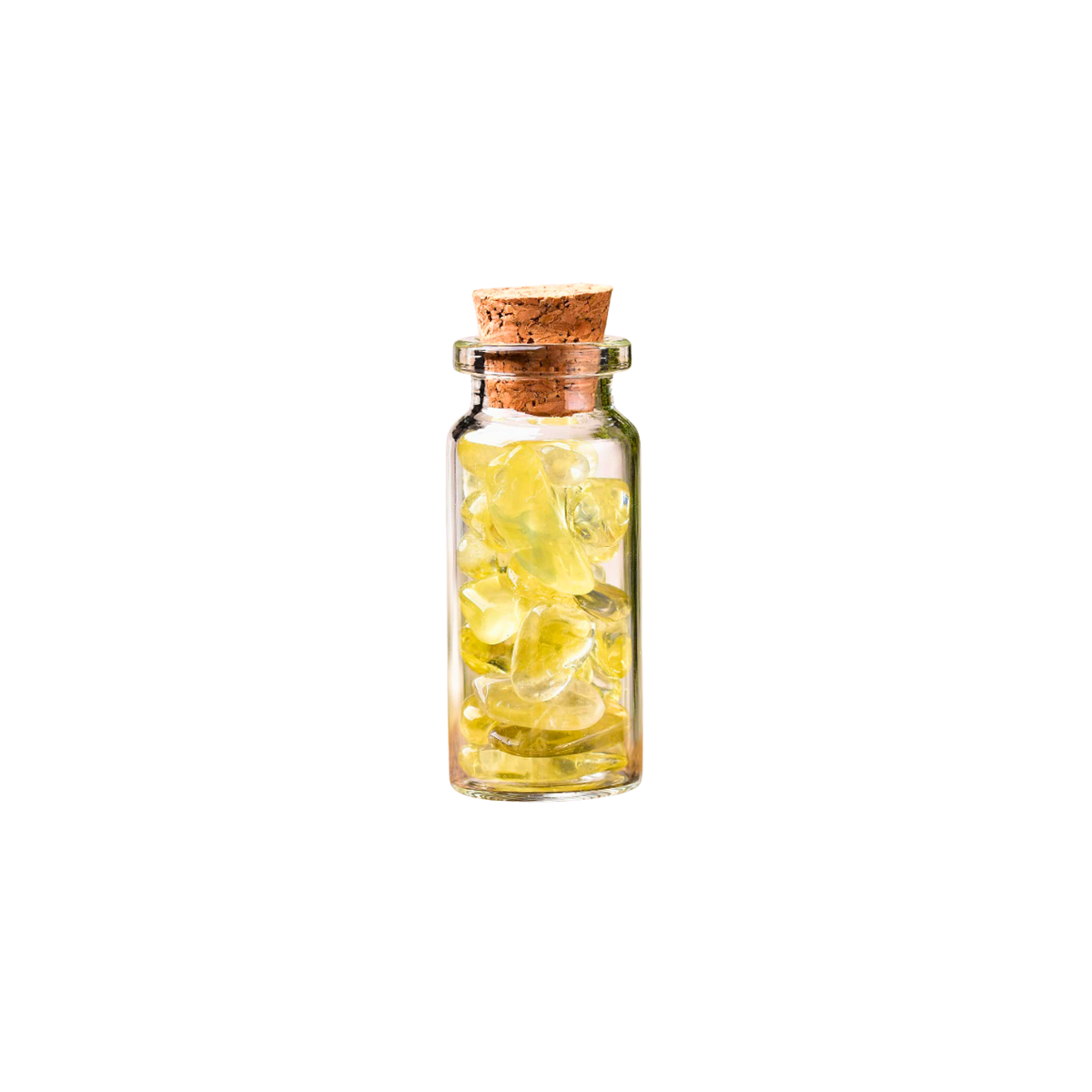 FRASQUITO DE CRISTAL CON CITRINO