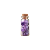 FRASQUITO DE CRISTAL CON AMATISTA
