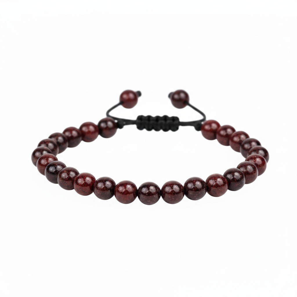 PULSERA GRANATE 6MM