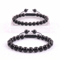 PULSERA OBSIDIANA NEGRA