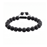 PULSERA PIEDRA VOLCÁNICA 8MM