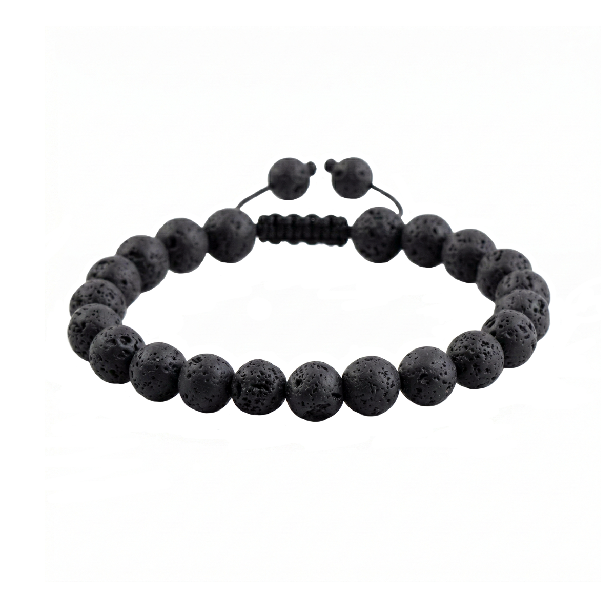 PULSERA PIEDRA VOLCÁNICA 8MM