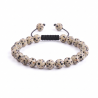 PULSERA JASPE DÁLMATA 8MM