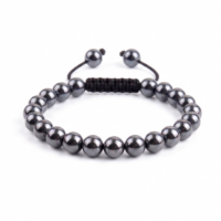 PULSERA HEMATITA OXFORD 8MM