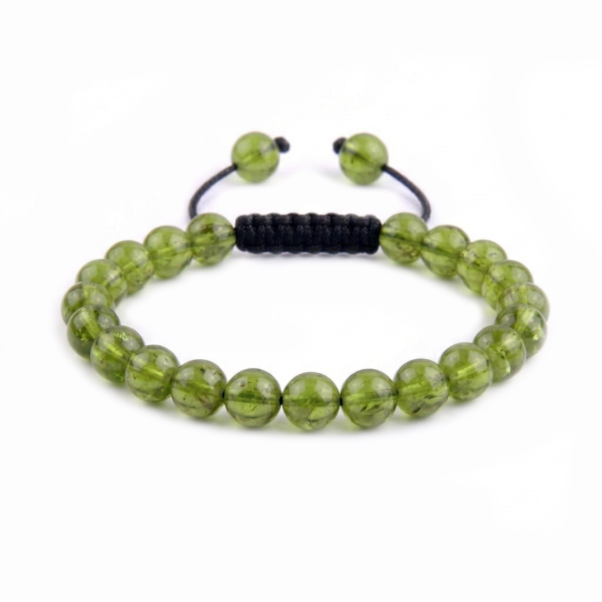 PULSERA PERIDOTO 8MM