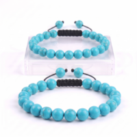 PULSERA TURQUESA RECONSTITUIDA