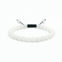 PULSERA DE CUARZO BLANCO 6MM
