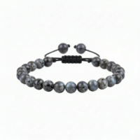 PULSERA LARVIKITA 6MM