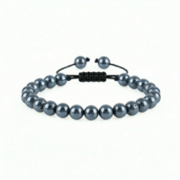 PULSERA HEMATITA OXFORD 6MM