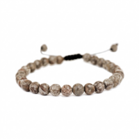 PULSERA JASPE CAFÉ MATE 6MM