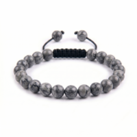 PULSERA JASPE GRIS 8MM