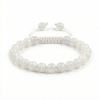 PULSERA CUARZO BLANCO 8MM